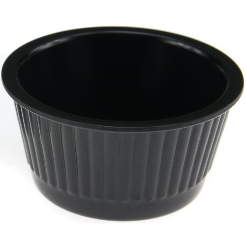 Viosarp BOWL MELAMINE 50ml BLACK 7x3.5cm