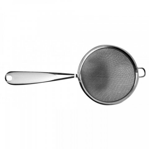 SPITOKOSMOS STAINLESS STEEL TEA STRAINER WITH PLASTIC HANDLE No 8